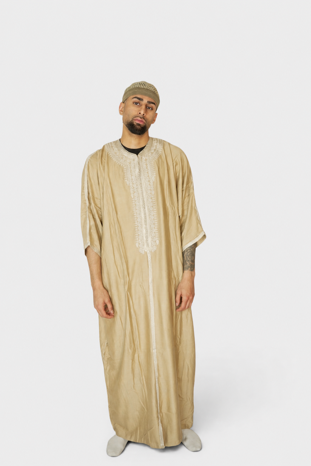 Marokkansk Djellaba Beige
