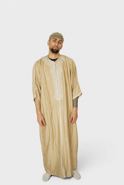 Marokkansk Djellaba Beige