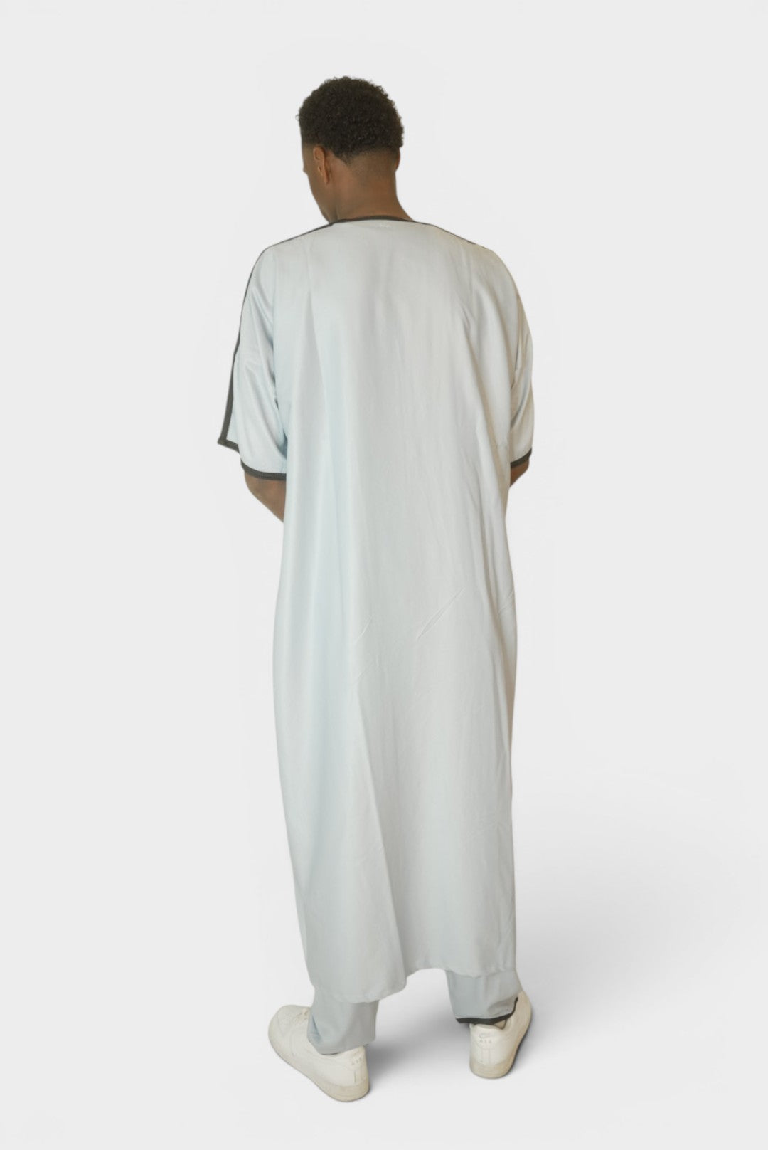Marokkansk Djellaba Lyseblå