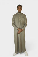 Saudi Thobe Oliven Grønn