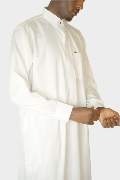 Qatari Thobe Hvit