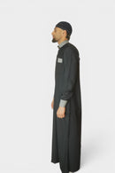 Qatari Thobe Svart/Grå