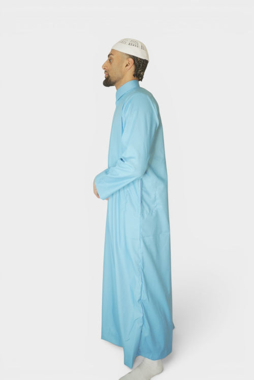 Qatari Thobe Baby Blue