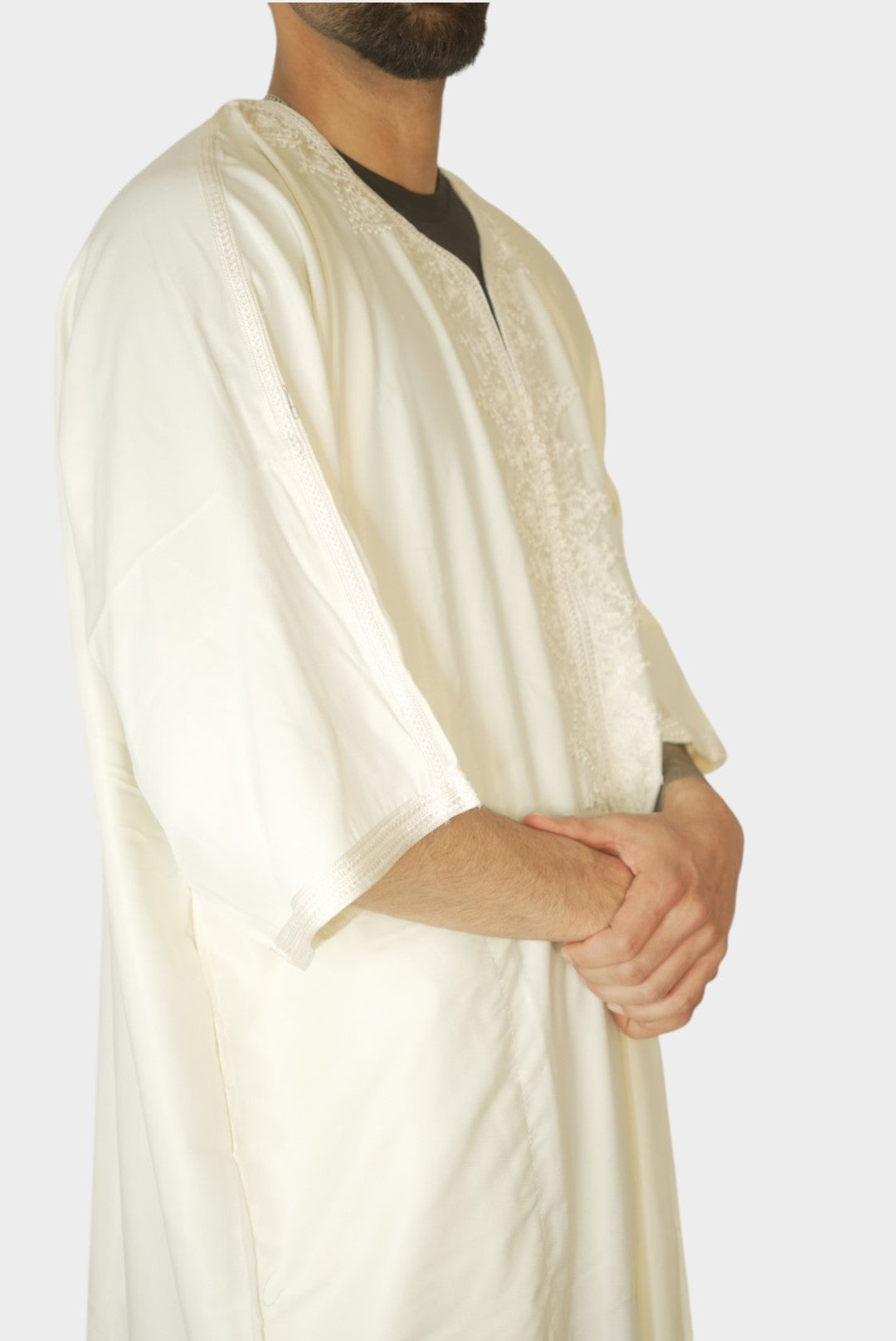 Marokkansk Djellaba Hvit