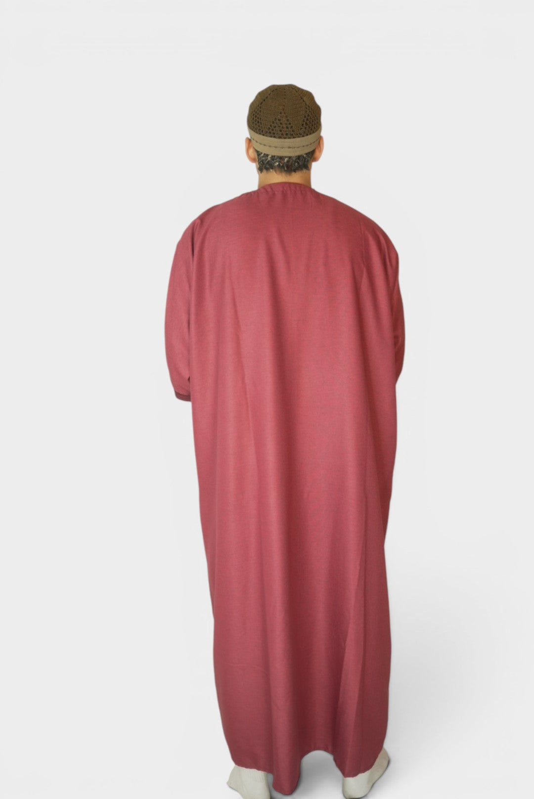Marokkansk Djellaba Crimson Red