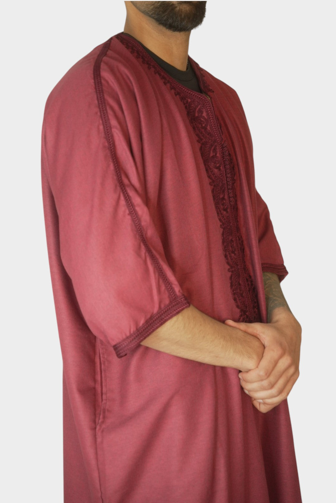 Marokkansk Djellaba Crimson Red