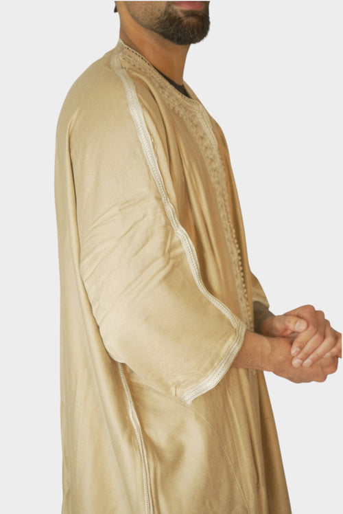 Marokkansk Djellaba Beige
