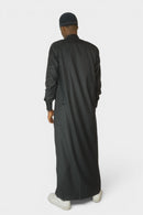Saudi Thobe Svart
