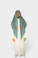 Mintgrønn Brodert Yemeni Shemagh