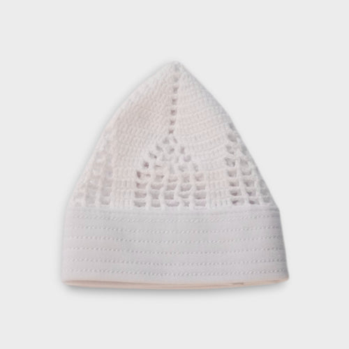 Egyptisk Kufi Hvit